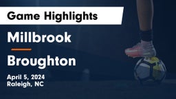 Millbrook  vs Broughton  Game Highlights - April 5, 2024