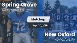 Matchup: Spring Grove High vs. New Oxford  2016