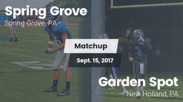 Matchup: Spring Grove  vs. Garden Spot  2017