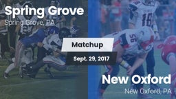 Matchup: Spring Grove  vs. New Oxford  2017
