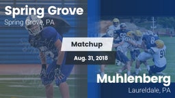 Matchup: Spring Grove  vs. Muhlenberg  2018