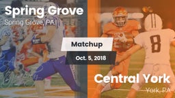 Matchup: Spring Grove  vs. Central York  2018