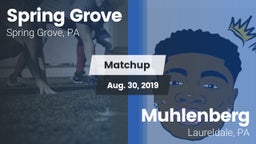 Matchup: Spring Grove  vs. Muhlenberg  2019