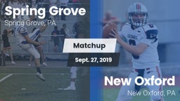 Matchup: Spring Grove  vs. New Oxford  2019