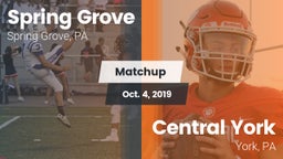 Matchup: Spring Grove  vs. Central York  2019