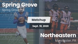 Matchup: Spring Grove  vs. Northeastern  2020