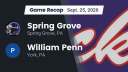 Recap: Spring Grove  vs. William Penn  2020