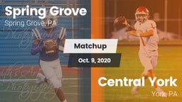 Matchup: Spring Grove  vs. Central York  2020