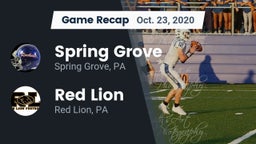 Recap: Spring Grove  vs. Red Lion  2020