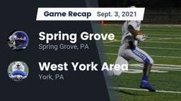 Recap: Spring Grove  vs. West York Area  2021