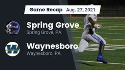 Recap: Spring Grove  vs. Waynesboro  2021