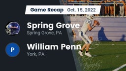 Recap: Spring Grove  vs. William Penn  2022