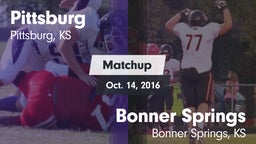 Matchup: Pittsburg High vs. Bonner Springs  2016