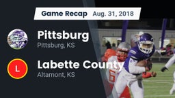 Recap: Pittsburg  vs. Labette County  2018
