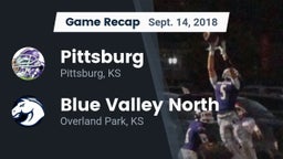 Recap: Pittsburg  vs. Blue Valley North  2018