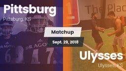 Matchup: Pittsburg High vs. Ulysses  2018