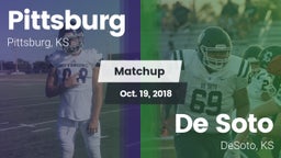 Matchup: Pittsburg High vs. De Soto  2018
