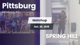 Matchup: Pittsburg High vs. SPRING HILL  2018