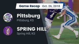 Recap: Pittsburg  vs. SPRING HILL  2018