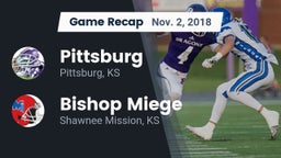 Recap: Pittsburg  vs. Bishop Miege  2018