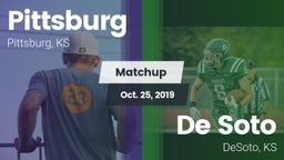 Matchup: Pittsburg High vs. De Soto  2019