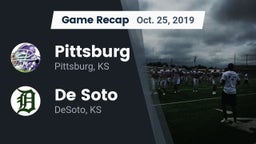 Recap: Pittsburg  vs. De Soto  2019