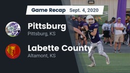 Recap: Pittsburg  vs. Labette County  2020