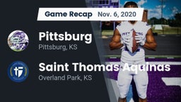 Recap: Pittsburg  vs. Saint Thomas Aquinas  2020