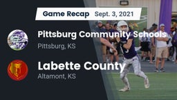Recap: Pittsburg Community Schools vs. Labette County  2021