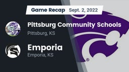 Recap: Pittsburg Community Schools vs. Emporia  2022