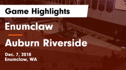 Enumclaw  vs 	Auburn Riverside  Game Highlights - Dec. 7, 2018