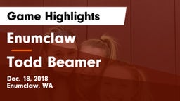Enumclaw  vs Todd Beamer  Game Highlights - Dec. 18, 2018