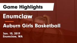 Enumclaw  vs Auburn  Girls Basketball Game Highlights - Jan. 10, 2019