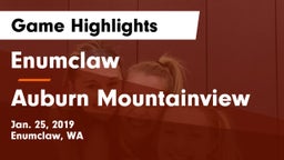 Enumclaw  vs Auburn Mountainview  Game Highlights - Jan. 25, 2019