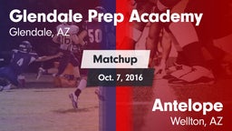 Matchup: Glendale Prep vs. Antelope  2016
