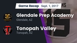 Recap: Glendale Prep Academy  vs. Tonopah Valley  2017