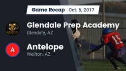 Recap: Glendale Prep Academy  vs. Antelope  2017