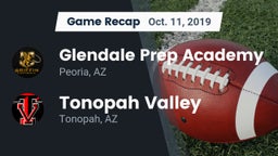 Recap: Glendale Prep Academy  vs. Tonopah Valley  2019