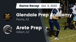 Recap: Glendale Prep Academy  vs. Arete Prep 2020