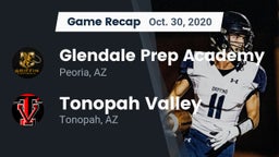 Recap: Glendale Prep Academy  vs. Tonopah Valley  2020