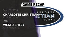 Recap: Charlotte Christian  vs. West Ashley  2016