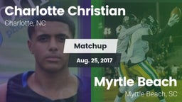 Matchup: Charlotte Christian vs. Myrtle Beach  2017
