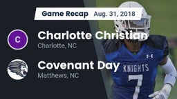 Recap: Charlotte Christian  vs. Covenant Day  2018
