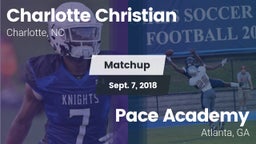 Matchup: Charlotte Christian vs. Pace Academy  2018