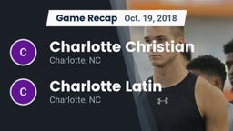 Recap: Charlotte Christian  vs. Charlotte Latin  2018