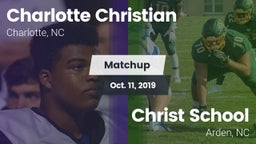 Matchup: Charlotte Christian vs. Christ School 2019