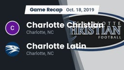 Recap: Charlotte Christian  vs. Charlotte Latin  2019