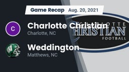 Recap: Charlotte Christian  vs. Weddington  2021