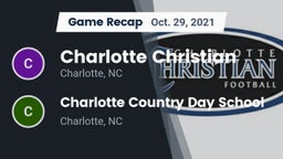 Recap: Charlotte Christian  vs. Charlotte Country Day School 2021