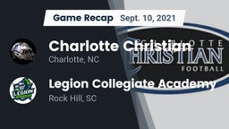 Recap: Charlotte Christian  vs. Legion Collegiate Academy 2021